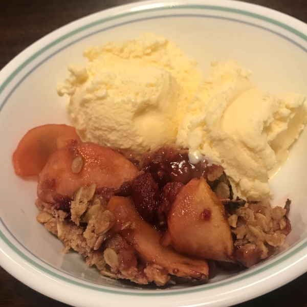 Apple-Raspberry Crisp