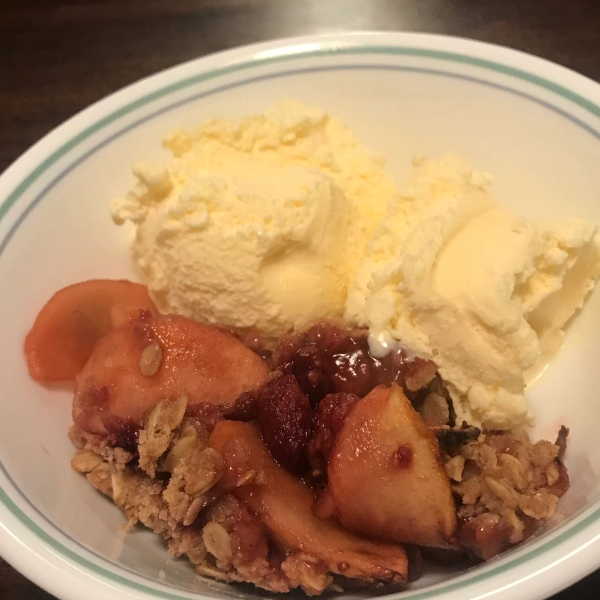 Apple-Raspberry Crisp