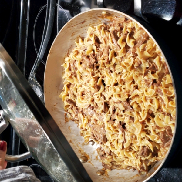 Simple Beef Tips and Noodles