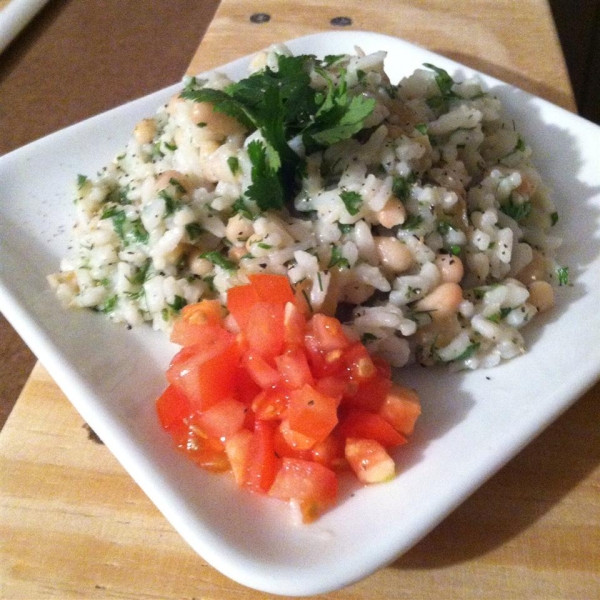Persian Sabzi Polo (Herb Rice with Fava Beans)
