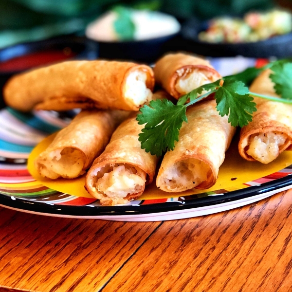 Vegan Air Fryer Taquitos