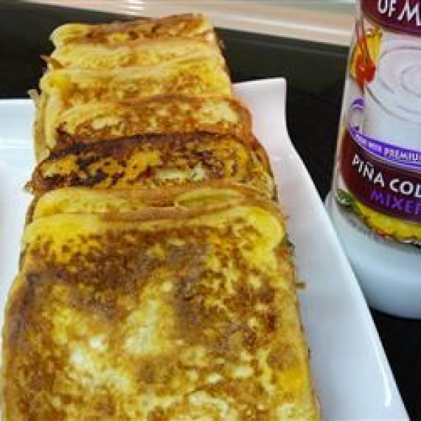 Easy Pina Colada French Toast