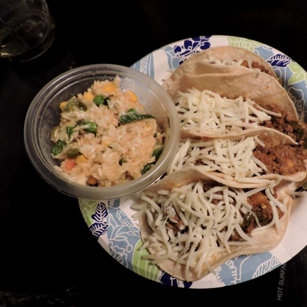Turkey and Yam Spicy Tacos