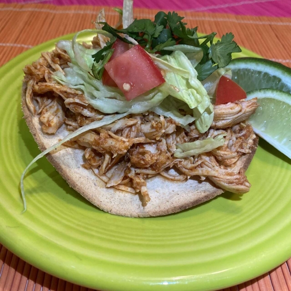 Slow Cooker Spicy Shredded Chicken