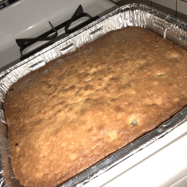 Blueberry Cream Cheese Pound Cake II