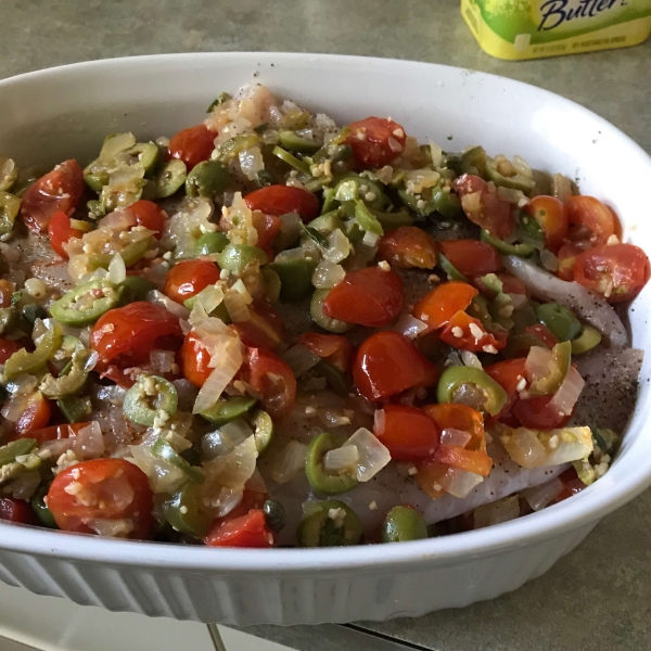 Veracruz-Style Red Snapper