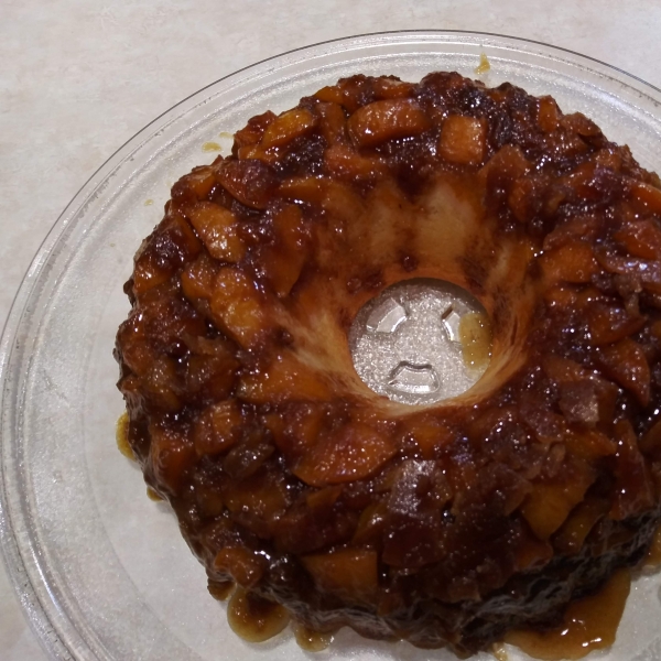 Upside-Down Apricot Cake