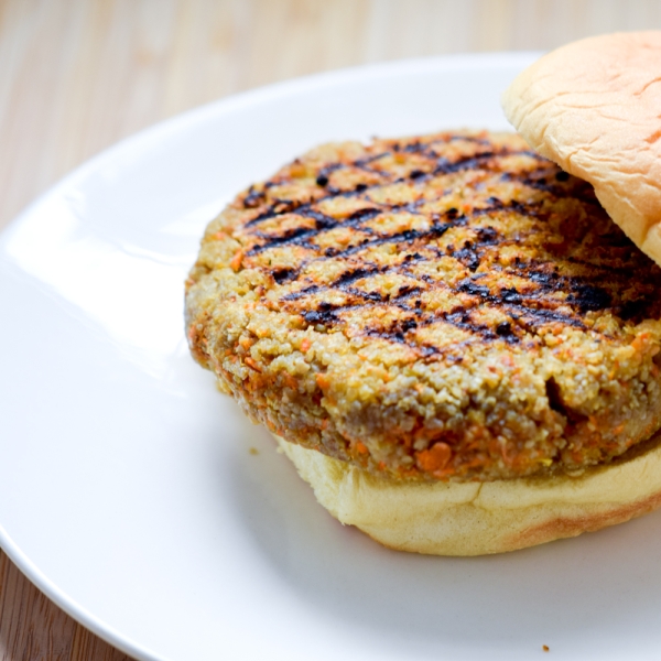 Carrot Rice Nut Burger