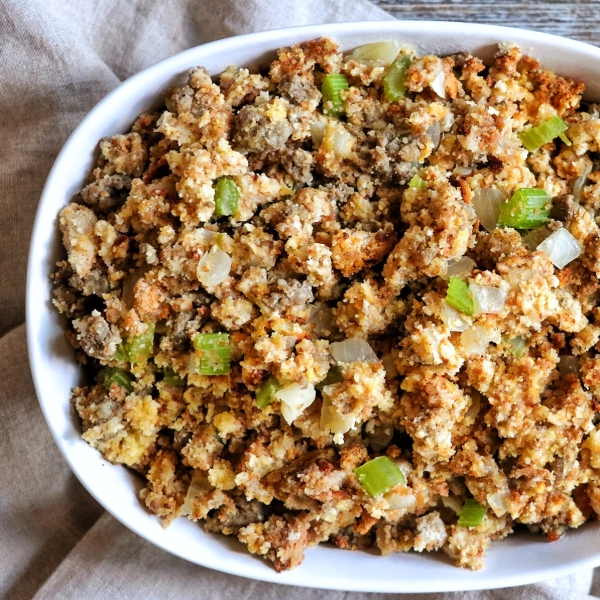 Cornbread Stuffing with Sausage