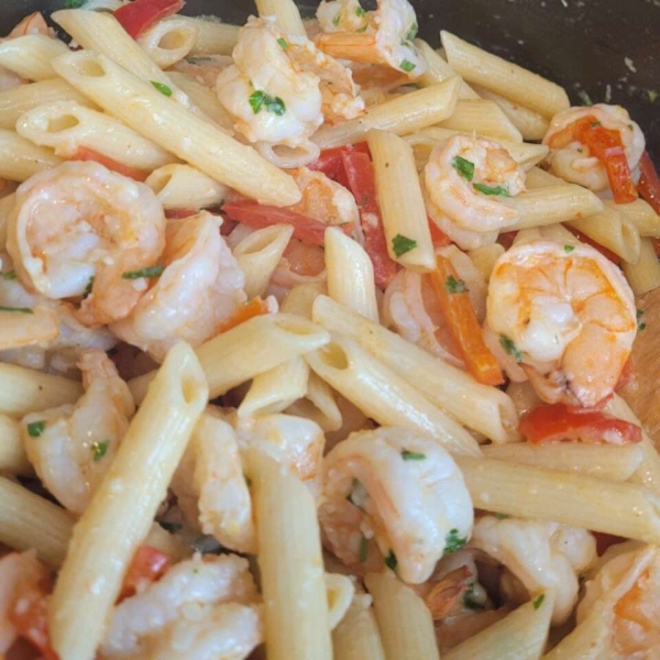 Easy Lemon Shrimp Pasta