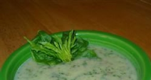 Spinach, Potato, and Nutmeg Soup