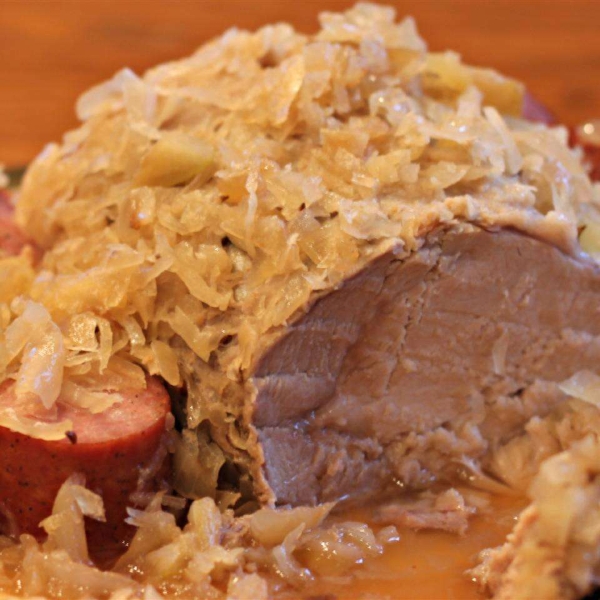 Pork Roast and Sauerkraut