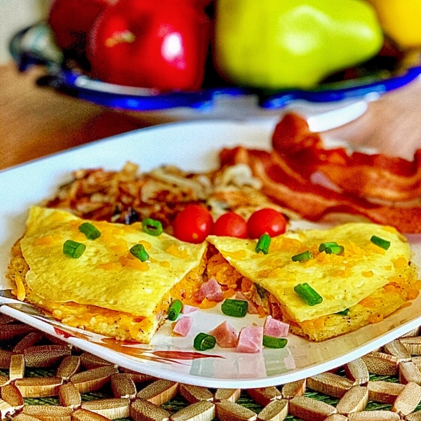 Ham and Cheese Omelette