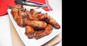 Garlic-Molasses Chicken Wings