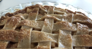 Autumn Apple and Pear Lattice Pie