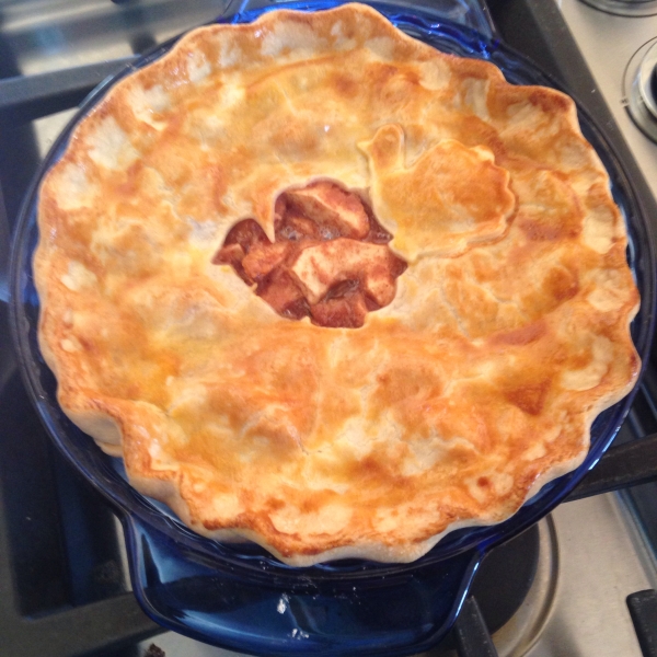 Autumn Apple and Pear Lattice Pie