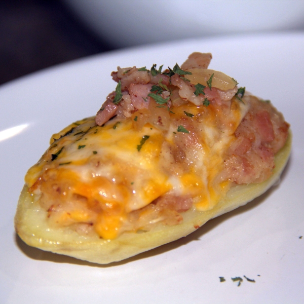 Stuffed Air Fryer Potatoes