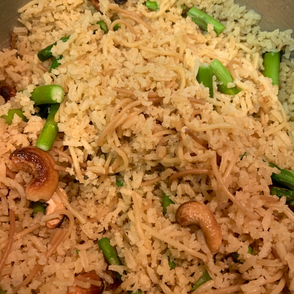 Asparagus Cashew Rice Pilaf