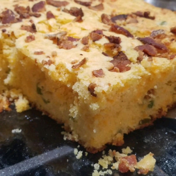 Bacon Cheddar Jalapeño Cornbread