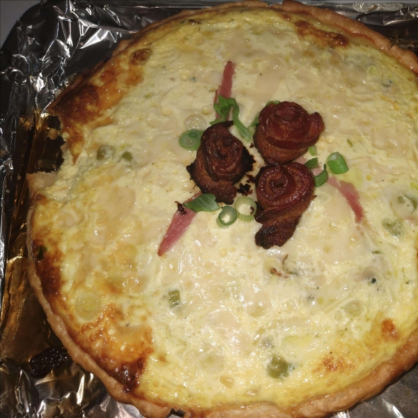 Bacon Rose Quiche