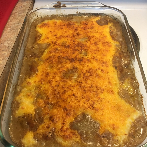 Beef Noodle Shepherd's Pie