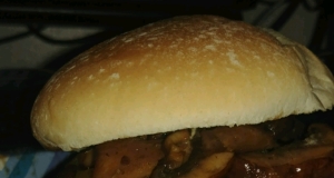 Grilled Mushroom Swiss Burgers