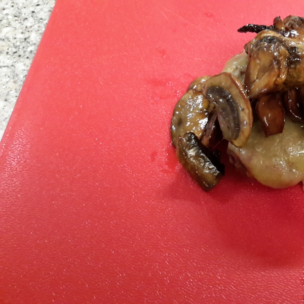 Grilled Mushroom Swiss Burgers