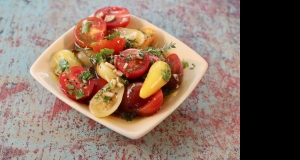 Marinated Garden Tomatoes