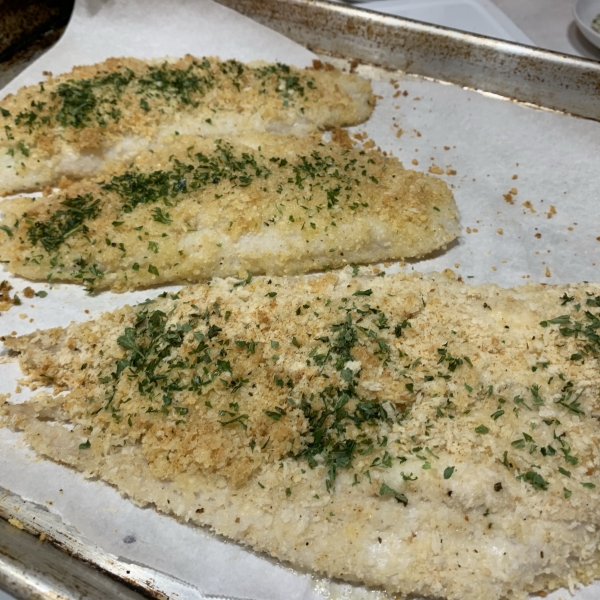 Baked Orange Roughy Italian-Style