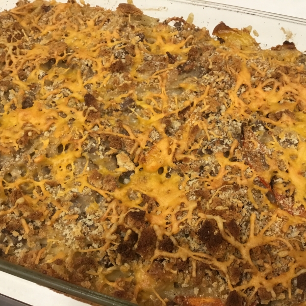 Philly Cheesesteak Casserole