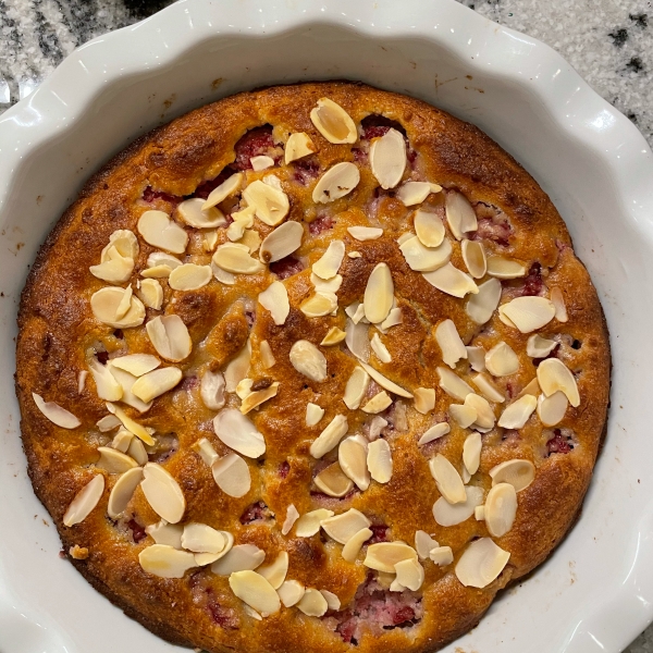 Raspberry Almond Coffeecake