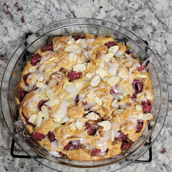 Raspberry Almond Coffeecake