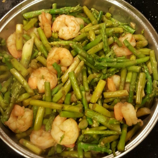 Jumbo Shrimp and Asparagus