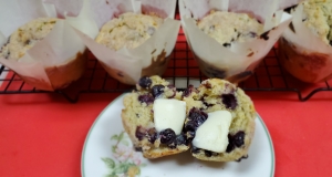 Streusel Topped Blueberry Muffins