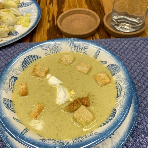 Homemade Cream of Asparagus Soup