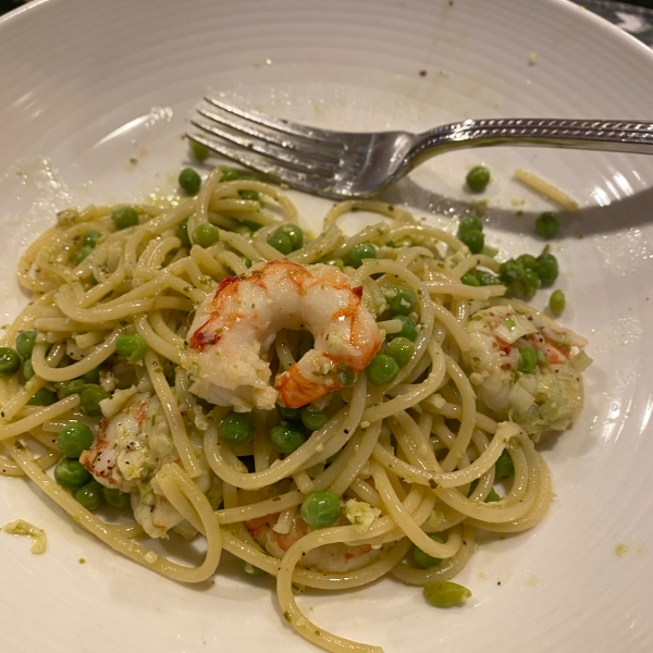 Pesto Shrimp Pasta