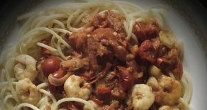 Shrimp Spaghetti with Tomato Sauce