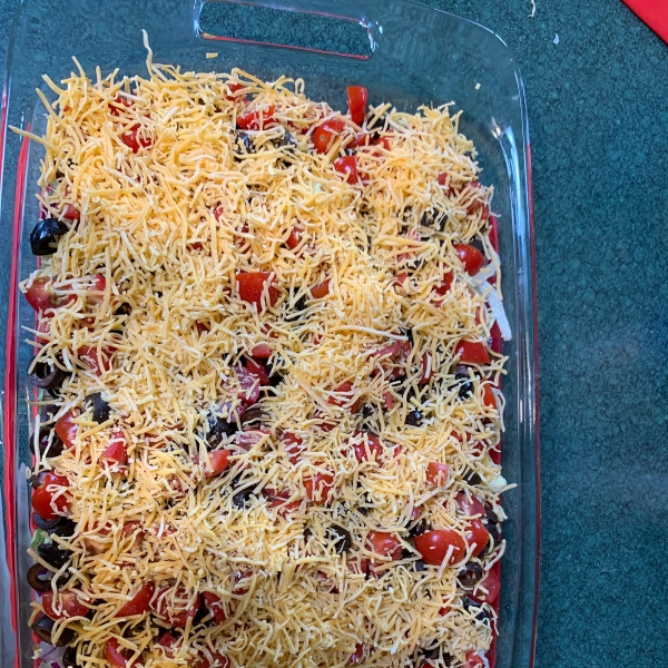 Taco Dip with Refried Beans