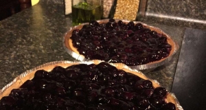 Blueberry Shortbread Cheesecake