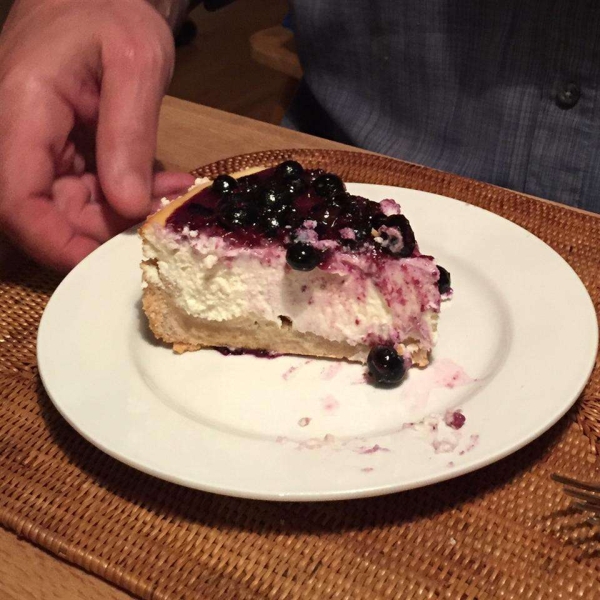 Blueberry Shortbread Cheesecake