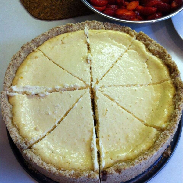 Blueberry Shortbread Cheesecake