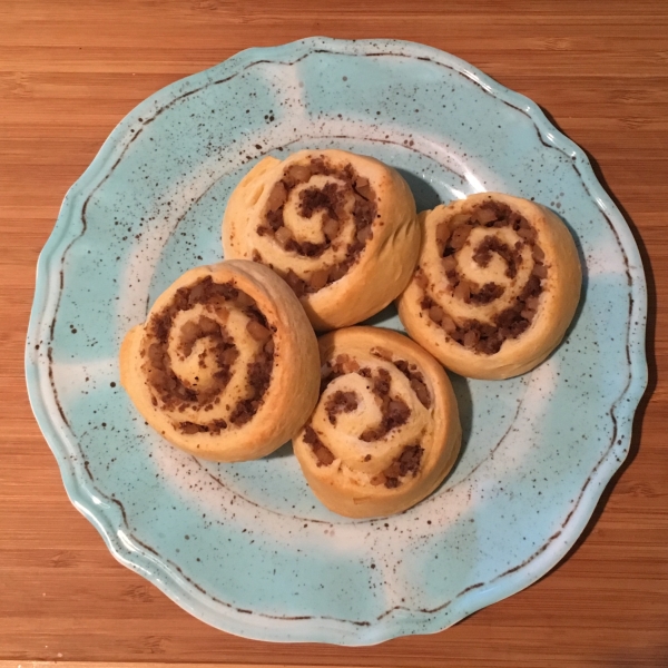 Creamy Corned Beef Hash Pinwheels