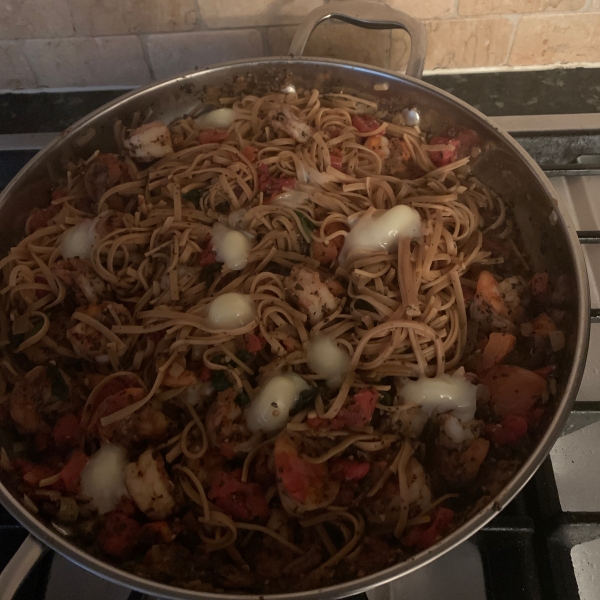 Fresh Tomato Shrimp Pasta