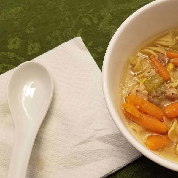 Instant Pot Chicken Noodle Soup