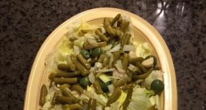 Green Bean and Stuffed Olive Salad