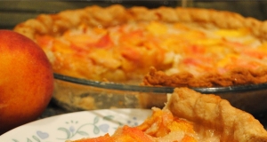 Peach Custard Pie I