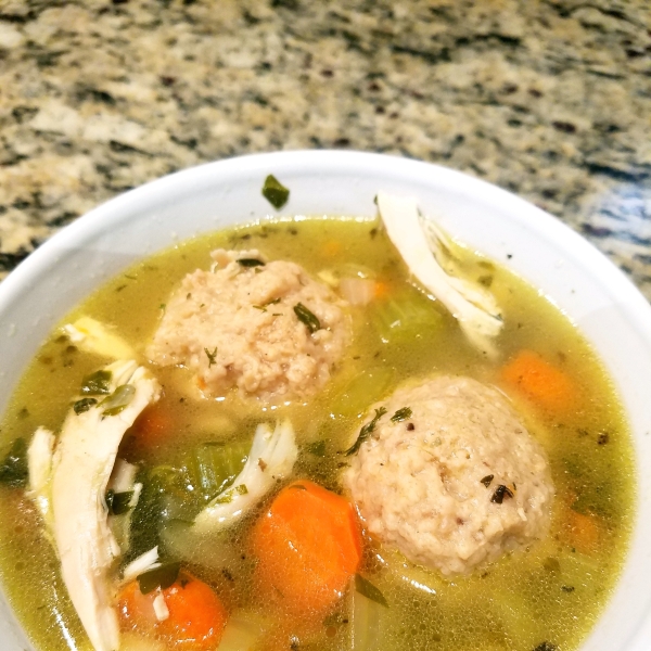 Angel Family Chicken Soup with Matzo Balls