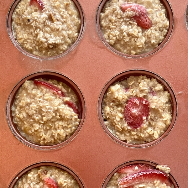Strawberry-Banana Freezer Oatmeal