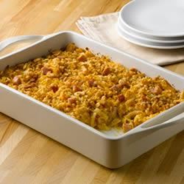 Southwestern Ham and Cheese Party Potatoes
