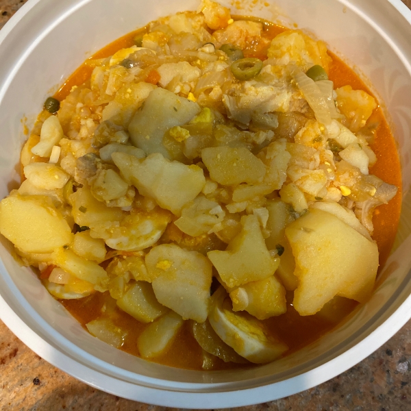 Bacalao a la Vizcaina (Basque Style Codfish Stew)